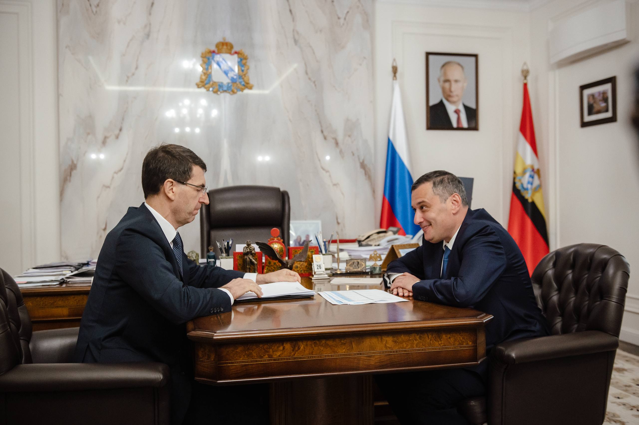 Полпред Президента в ЦФО Игорь Щёголев посетил Курскую область