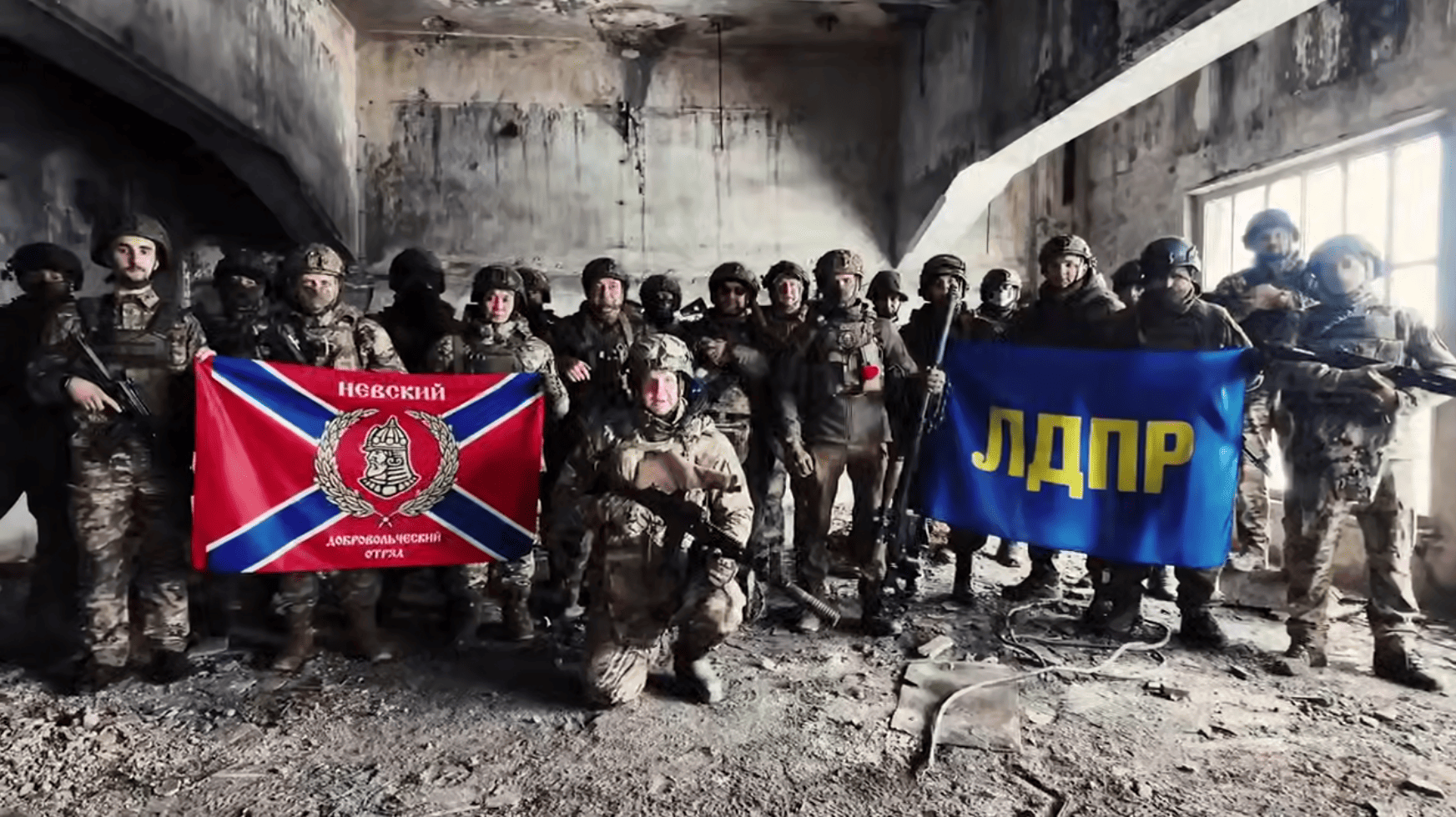 Бойцы бригады «Невский» поздравили Слуцкого с Днём рождения