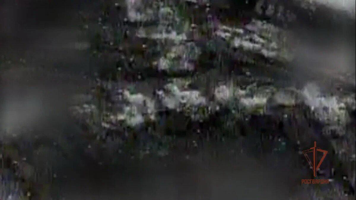 Военнослужащие Росгвардии уничтожили места дислокации ВСУ в Харьковской области