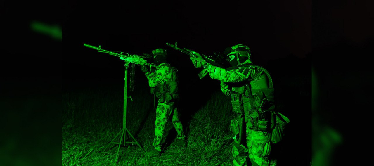 Росгвардия показала кадры уничтожения беспилотников ВСУ в белгородском приграничье