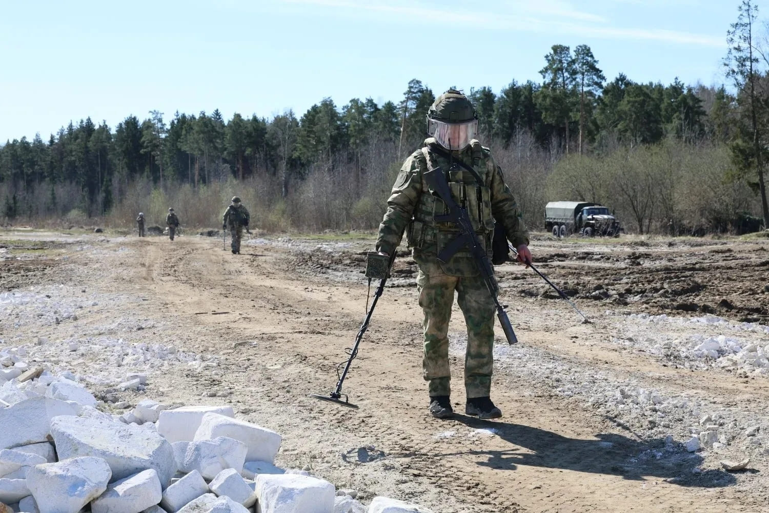 Инженеры Росгвардии готовятся к выполнению задач в зоне СВО