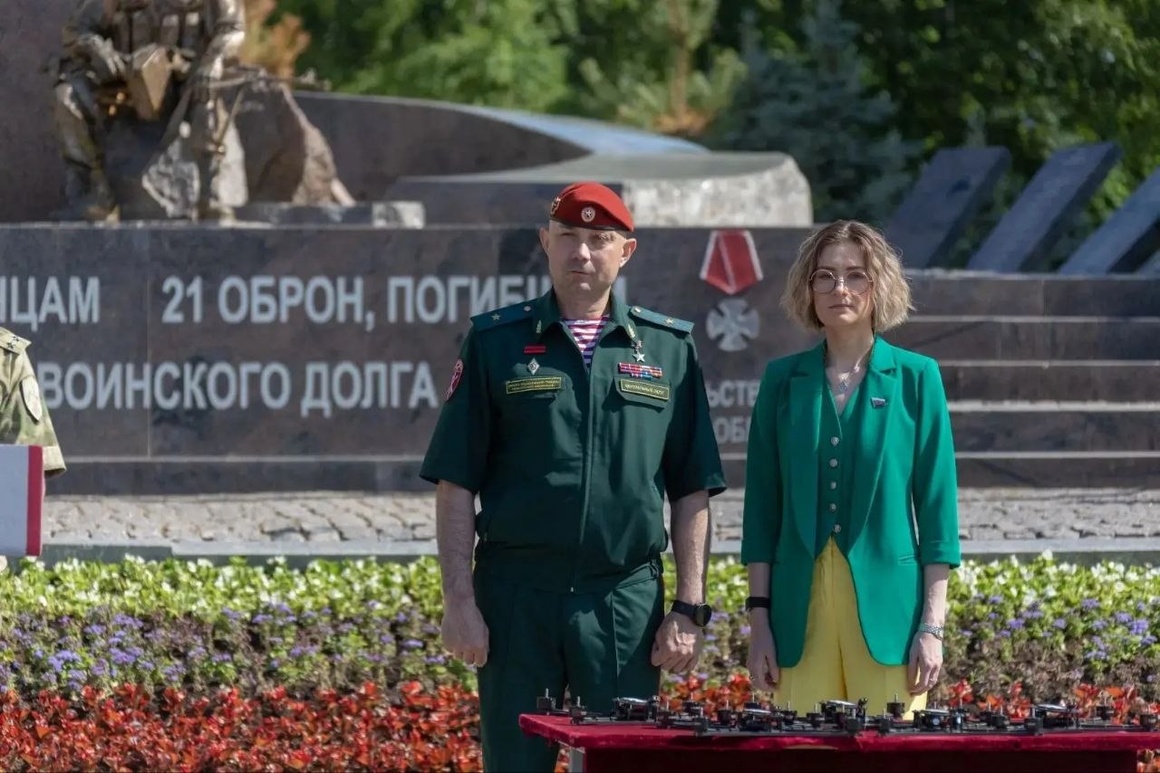 В Подмосковье прошла встреча военнослужащих Росгвардии с депутатом Госдумы Марией Бутиной